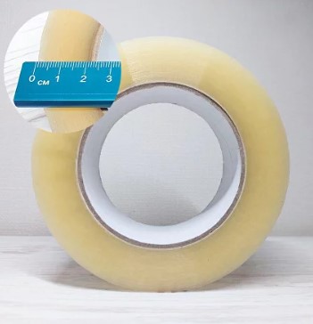 Стрічка поліпропіленова з липким шаром (Без лого, 200, 40 мкм, 45мм, пр., (36 шт)) Powerpack